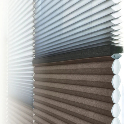 Μαύρο Custom Cell Honeycomb Blinds ευρύ φάσμα επιλογών χρωμάτων και υφασμάτων