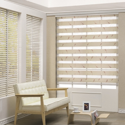Γκρι εσωτερικά blinds ζέβρα roller blinds για μέρα και νύχτα wholesales OEM κόστος αποστολής