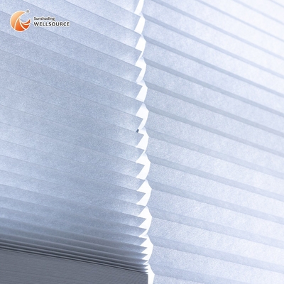 16-20-26-38-45mm Kind Custom Isolated Pleated Blinds ύφασμα για έλεγχο της θερμοκρασίας
