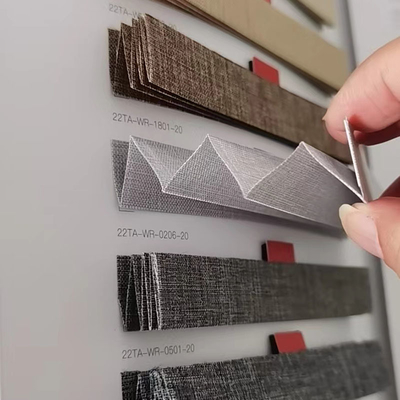Γαλλικό στυλ παράθυρο αναβάθμιση Custom End Sheer Plissed blinds ύφασμα για λεπτό φως