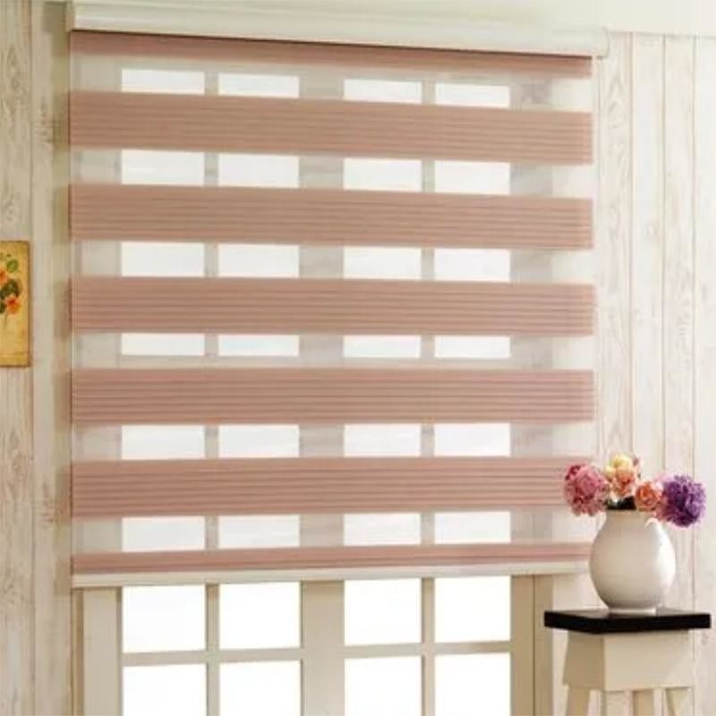 Σύγχρονο στυλ σχεδιασμού Μοτοκινητό Blackout Polyester Zebra blinds για εσωτερικό / εξωτερικό